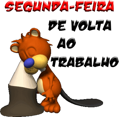 Segunda-feira de volta ao trabalho