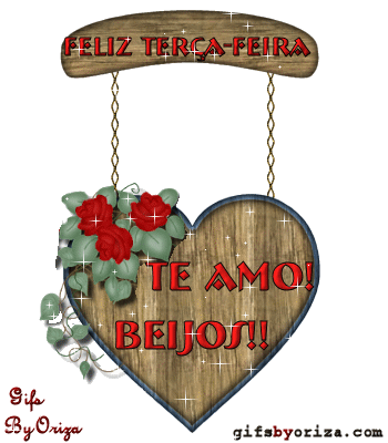 Feliz terça-feira Te amo! Beijos!