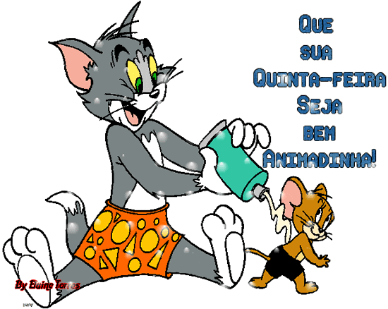 Que sua quinta-feira seja bem animadinha!