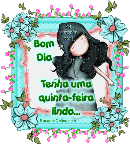 Bom dia Tenha uma quinta-feira linda.
