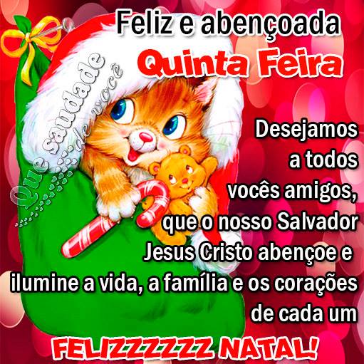 Feliz e abençoada Quinta Feira. Desejamos a todos vocês amigos...