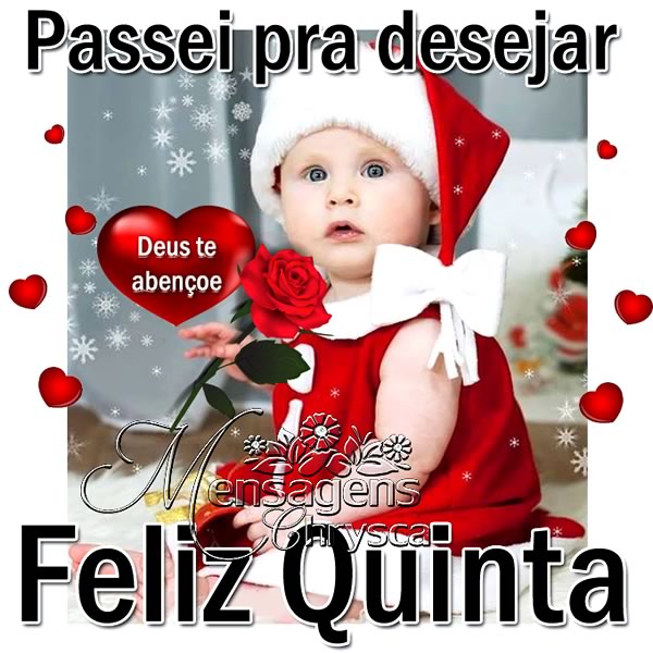 Passei pra desejar Feliz Quinta.