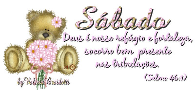 Sábado Deus é nosso refúgio e fortaleza, socorro bem...