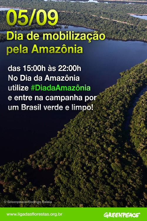 5 de Setembro Dia de Mobilização pela Amazônia No Dia da...