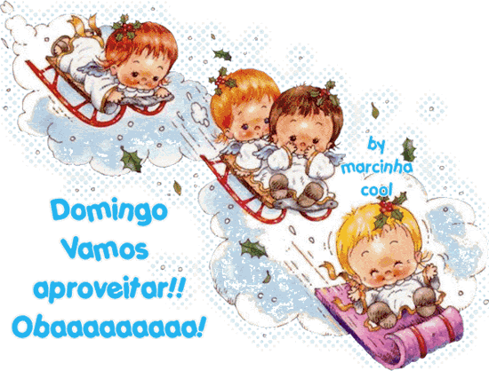 Domingo. Vamos aproveitar!! Obaaaa!