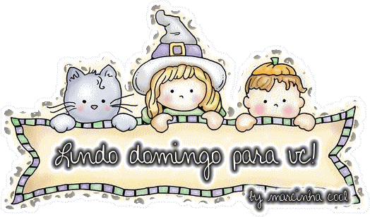 Lindo domingo para você!