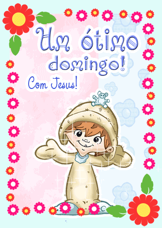 Um ótimo domingo! COm Jesus!