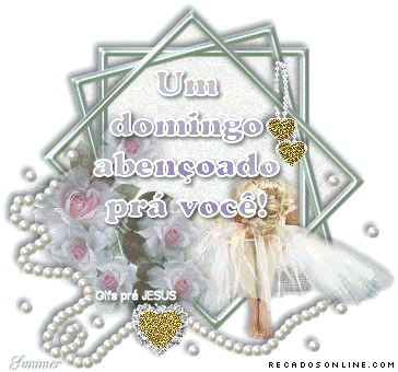 Um domingo abençoado pra você!