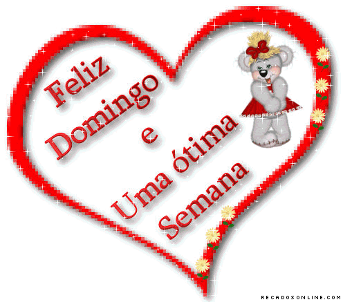 Feliz Domingo e uma ótima Semana.