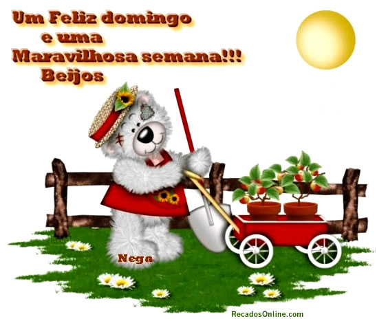 Um Feliz Domingo e uma maravilhosa semana!!! Beijos