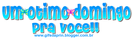 Um ótimo Domingo pra você!!