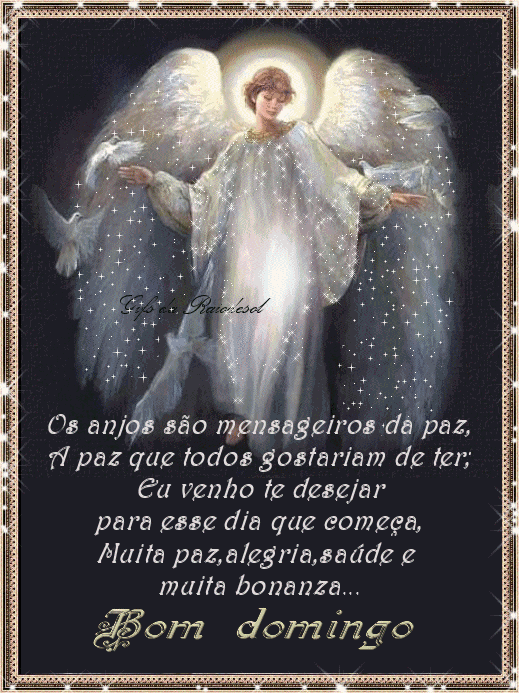 Os anjos são mensageiros da paz. A paz que todos gostariam de ter. Eu...