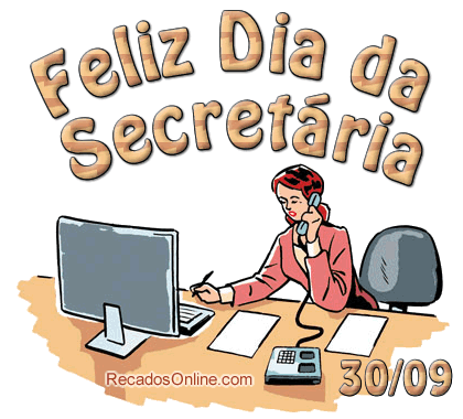 Feliz Dia da Secretária 30 de Setembro