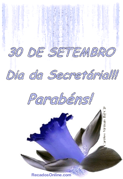30 de Setembro Dia da Secretária!!! Parabéns!