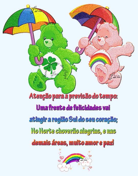 Atenção para a previsão do tempo: Uma frente de...