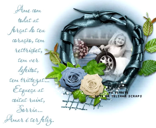 Ame com todas as forças do seu coração. sem...