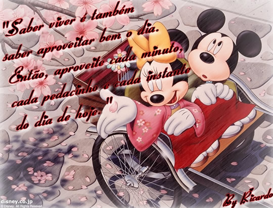 Saber viver é também saber aproveitar bem o dia. Então...