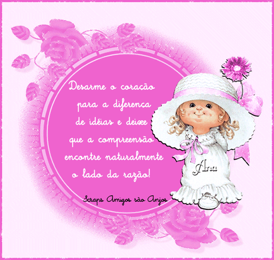 Desarme o coração para a diferença de ideias e deixe...