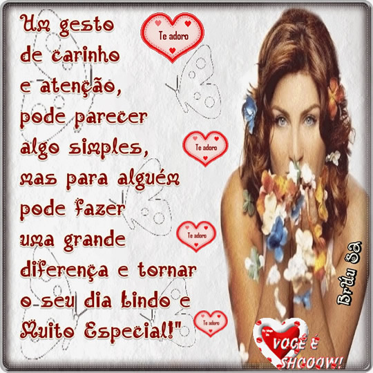 Um gesto de carinho e atenção pode parecer algo simples, mas...