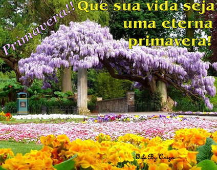 Primavera!! Que sua vida seja uma eterna Primavera!