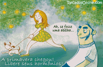 A Primavera chegou! Libere seus hormônios!