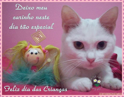 Deixo meu carinho neste dia tão especial. Feliz Dia Das Crianças!