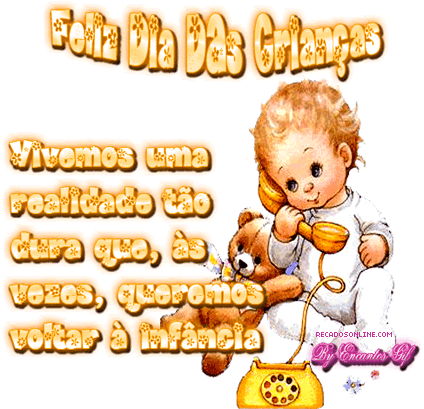 Feliz Dia das Crianças Vivemos uma realidade tão dura que...