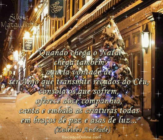 Quando chega o Natal chega também aquela vontade de ser Anjo que...