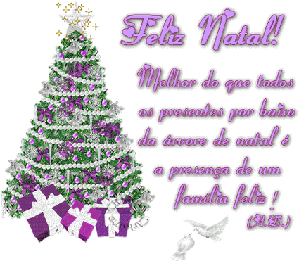 Feliz Natal! Melhor do que todos os presentes por baixo da árvore de...
