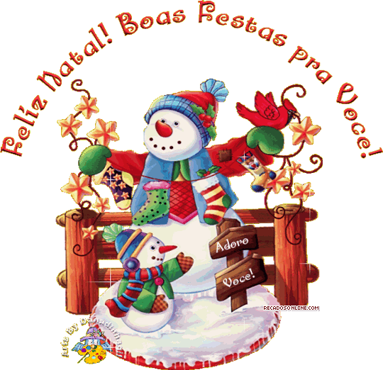 Feliz natal! Boas festas pra você!