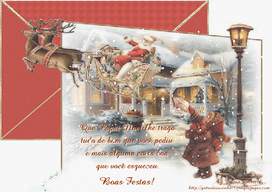Que o Papai Noel lhe traga tudo de bom que você pediu e mais alguma...