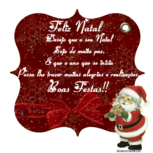 Feliz Natal Desejo que o seu Natal seja de muita paz, e que o ano que se...