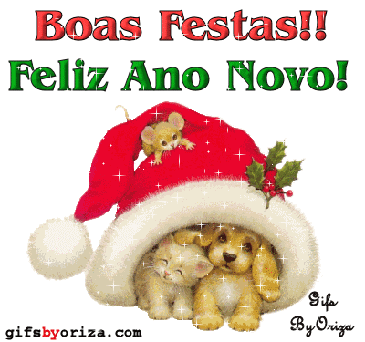 Boas festas! Feliz Ano novo!