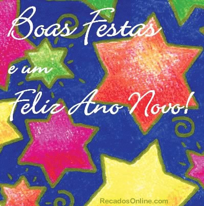 Boas festas e um feliz ano novo!