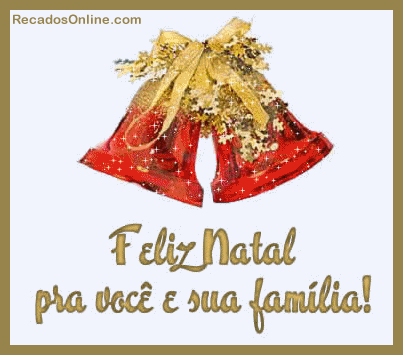 Feliz Natal pra você e sua família!