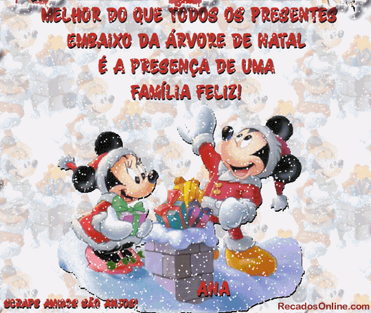 Melhor que todos os presentes embaixo da árvore de Natal é a...