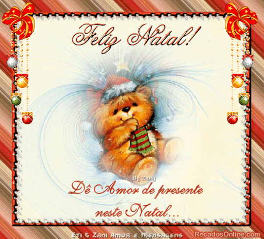 Feliz Natal! Dê Amor de presente neste Natal...