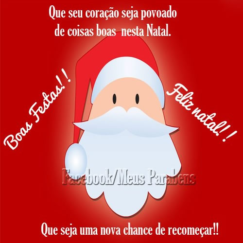 Que seu coração seja povoado de coisas belas neste Natal. Boas...