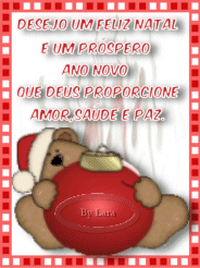 Desejo um Feliz Natal e um próspero Ano Novo. Que deus proporcione...