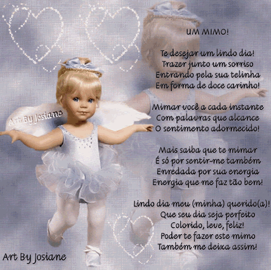 UM MIMO! Te desejar um lindo dia! Trazer um sorriso entrando pela sua...