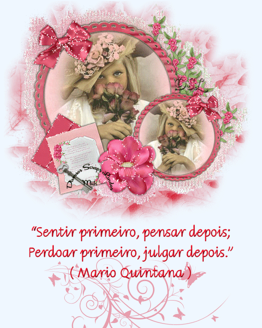 Sentir primeiro, pensar depois. Perdoar primeiro, julgar depois. Mario Quintana