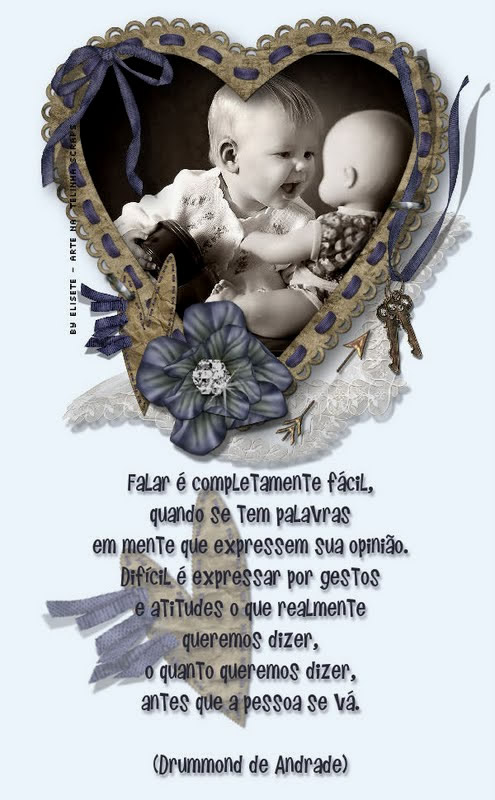 Falar é completamente fácil, quando se tem palavras em mente...