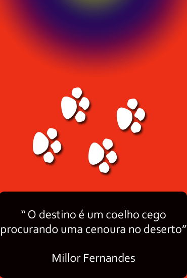 O destino é um coelho cedo procurando uma cenoura no deserto. Millor...