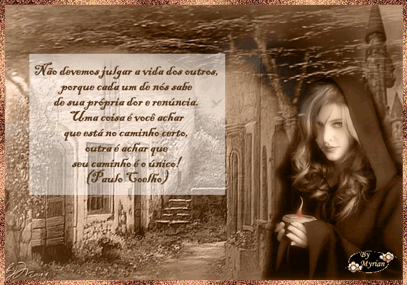 Não devemos julgar a vida dos outros, porque cada um de nós...