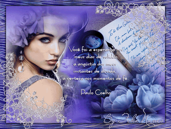 Você foi a esperança nos meus dias de solidão, a...