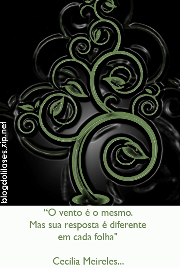 O vento é o mesmo. Mas sua resposta é diferente em cada folha...