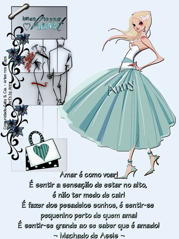 Amar é como voar! É sentir a sensação de estar...