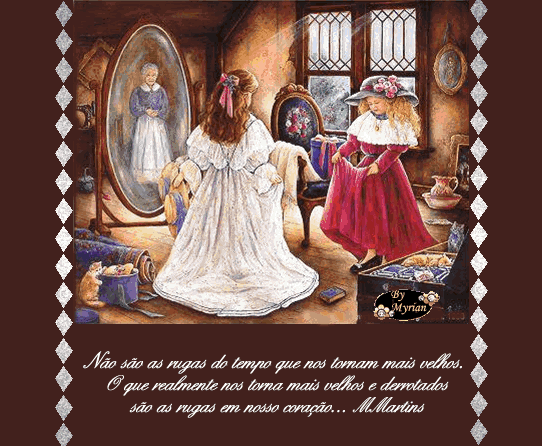 Não são as rugas do tempo que nos tornam mais velhos. O que...