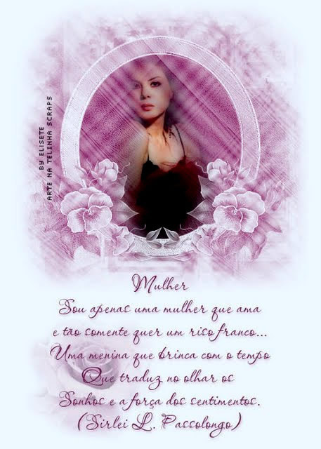 Mulher Sou apenas uma mulher que ama e tão somente quer um riso...