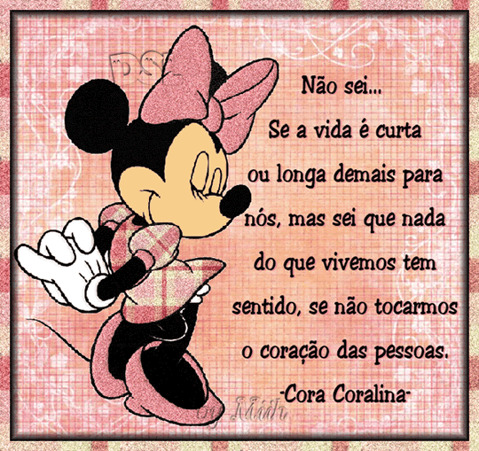 Não sei... Se a vida é curta ou longa demais para nós...